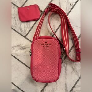 Kate Spade Coral Leather Pouch